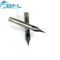 BFL End Mill para corte de oro, carburo miniatura End Mill para corte de cobre